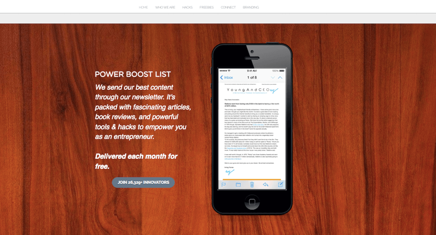 sample newsletter on the phone screen sample newsletter on the phone screen